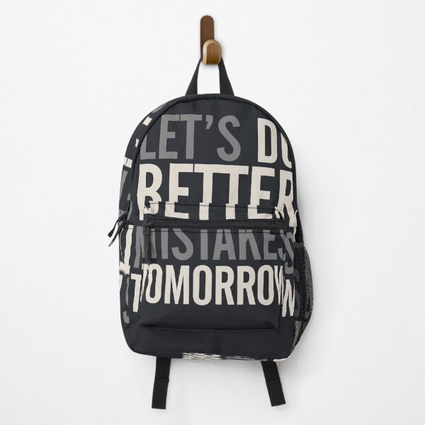 Item preview, Let's do better mistakes tomorrow, improve yourself, typography illustration for fun, humor, smile, getting over, believe designed and sold by Spallutos.