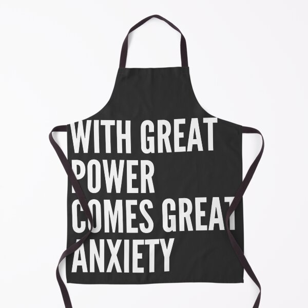 Item preview, With great power comes great ANXIETY designed and sold by iwaya-bazaar.