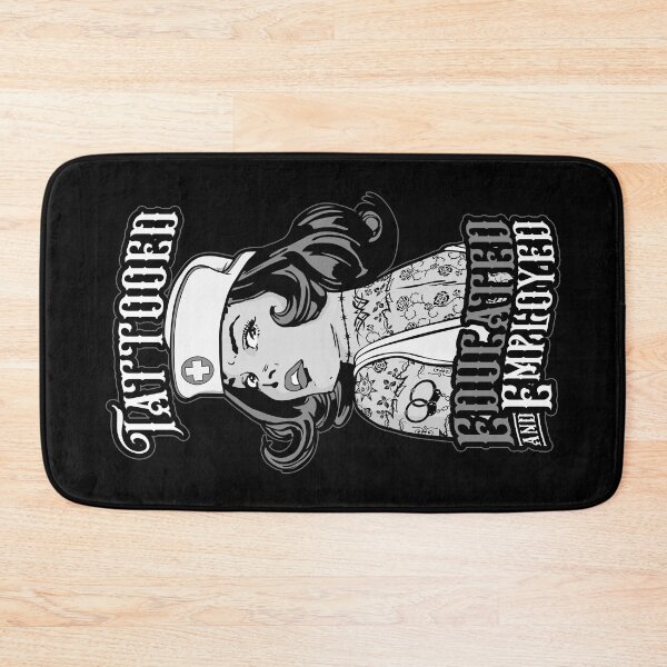 Item preview, Tattooed Nurse Educated And Employed Vintage Pop Art Girl designed and sold by GrandeDuc.