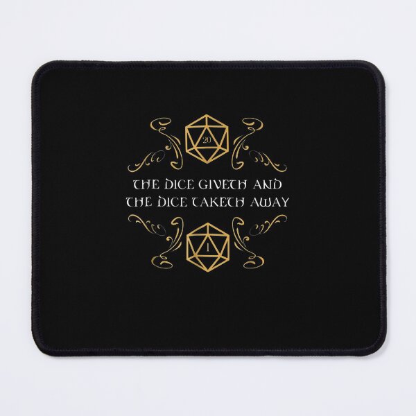 Item preview, D20 Dice Giveth and Taketh Away Funny Nerdy designed and sold by DinashiCorne.
