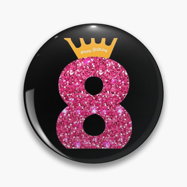 Item preview, Happy Birthday Girls 8th Party 8 Years Old Bday designed and sold by DinashiCorne.