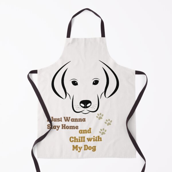 Item preview, I just wanna stay home and chill with My Dog - funny dog designed and sold by drawing-valley.
