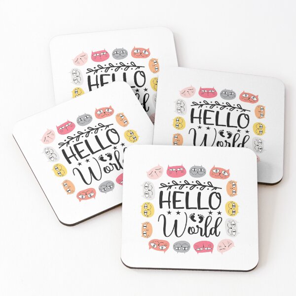 Item preview, Quote "Hello world" - mom's quotes, inspiring sentences, lifestyle designed and sold by AdvanceDesign.