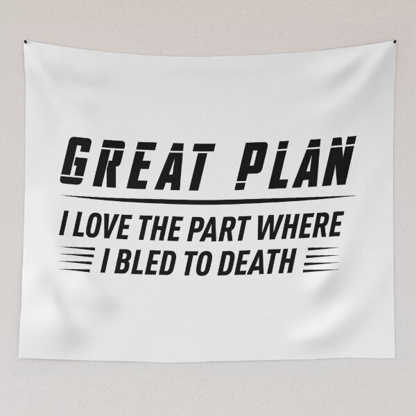 Item preview, Great Plan! (Black) designed and sold by FilipeFerreira.