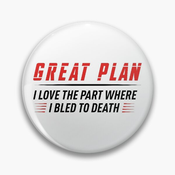 Item preview, Great Plan! (Black and Red) designed and sold by FilipeFerreira.