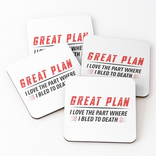 Item preview, Great Plan! (Black and Red) designed and sold by FilipeFerreira.