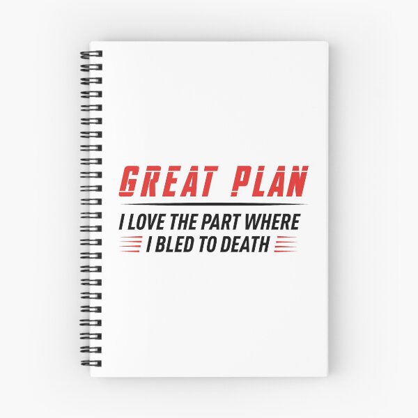 Item preview, Great Plan! (Black and Red) designed and sold by FilipeFerreira.