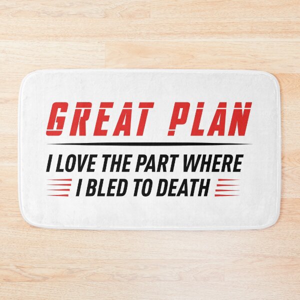 Item preview, Great Plan! (Black and Red) designed and sold by FilipeFerreira.