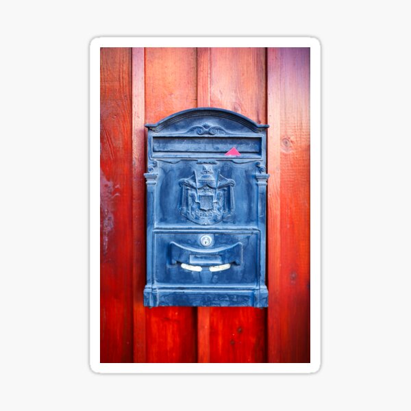 Item preview, Black vintage post box designed and sold by dariazu.