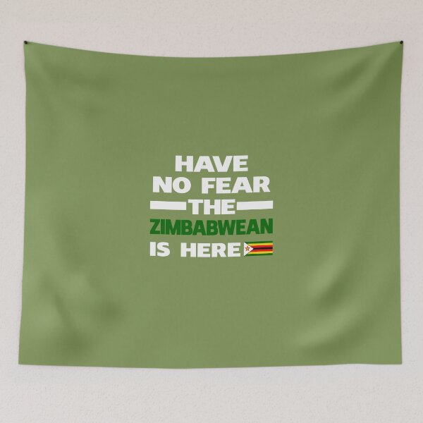 Item preview, No Fear Zimbabwean Here Zimbabwe Pride designed and sold by AlwaysAwesome.
