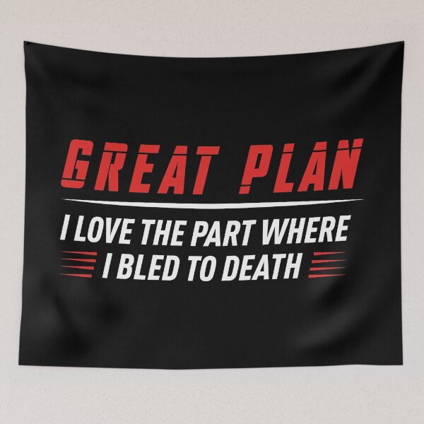 Item preview, Great Plan! (White and Red) designed and sold by FilipeFerreira.