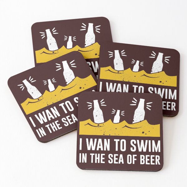 Item preview, I WANT TO SWIM IN THE SEA OF BEER designed and sold by MarkyShoppe.