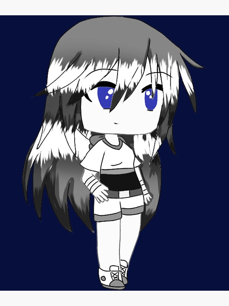 "funneh gacha and the crew, blue eyed girl " Photographic Print for