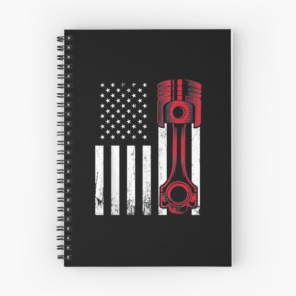 Item preview, Car Enthusiast American Flag Piston Muscle Car designed and sold by RomishiAurra.