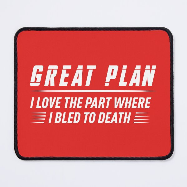 Item preview, Great Plan! (Red BG) designed and sold by FilipeFerreira.