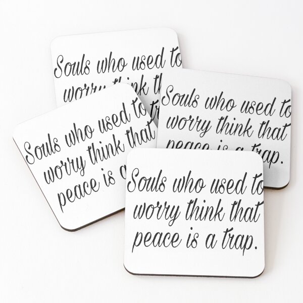 Item preview, Souls Who Used To Worry Think That Peace Is A Trap T-shirt and More designed and sold by MaCro-Shop.