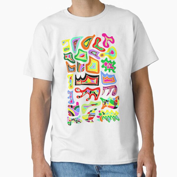 Item preview, FELLING GROOVY | THE COLOUR RIOT | HAND DRAWN PSYCHEDELIC WHITE BACKGROUND designed and sold by Jane Holloway.
