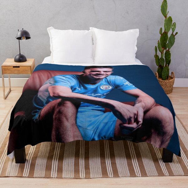 Illustration Jack Grealish Throw Blanket
