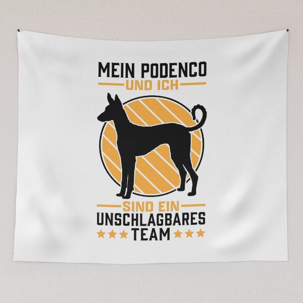 Item preview, Podenco unbeatable Spanish hunting dog saying designed and sold by madgrfx.