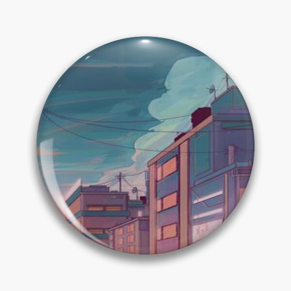 Item preview, SUNSET:aesthetic japanese cities wallpapers Osaka tokyo Lo-fi designed and sold by Design Repo.