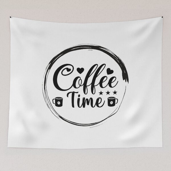 Item preview, Quote "Coffee time" - Funny quotes, job sentences, work designed and sold by AdvanceDesign.