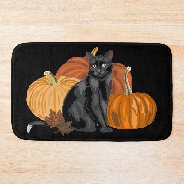 Item preview, Cat with Pumpkins - Halloween designed and sold by Paolards.