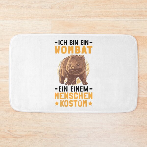 Item preview, Wombat disguise marsupial Australia travel designed and sold by madgrfx.