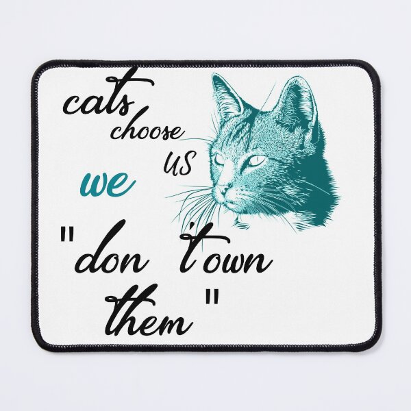 Item preview, Cat Shirt ,cats choose us we don't own them designed and sold by shai-mae98.