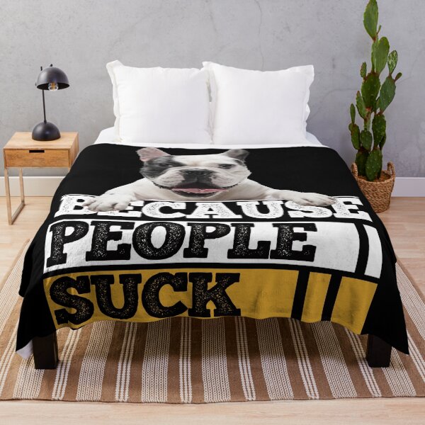 Item preview, dogs because people suck designed and sold by BOSHIRT.