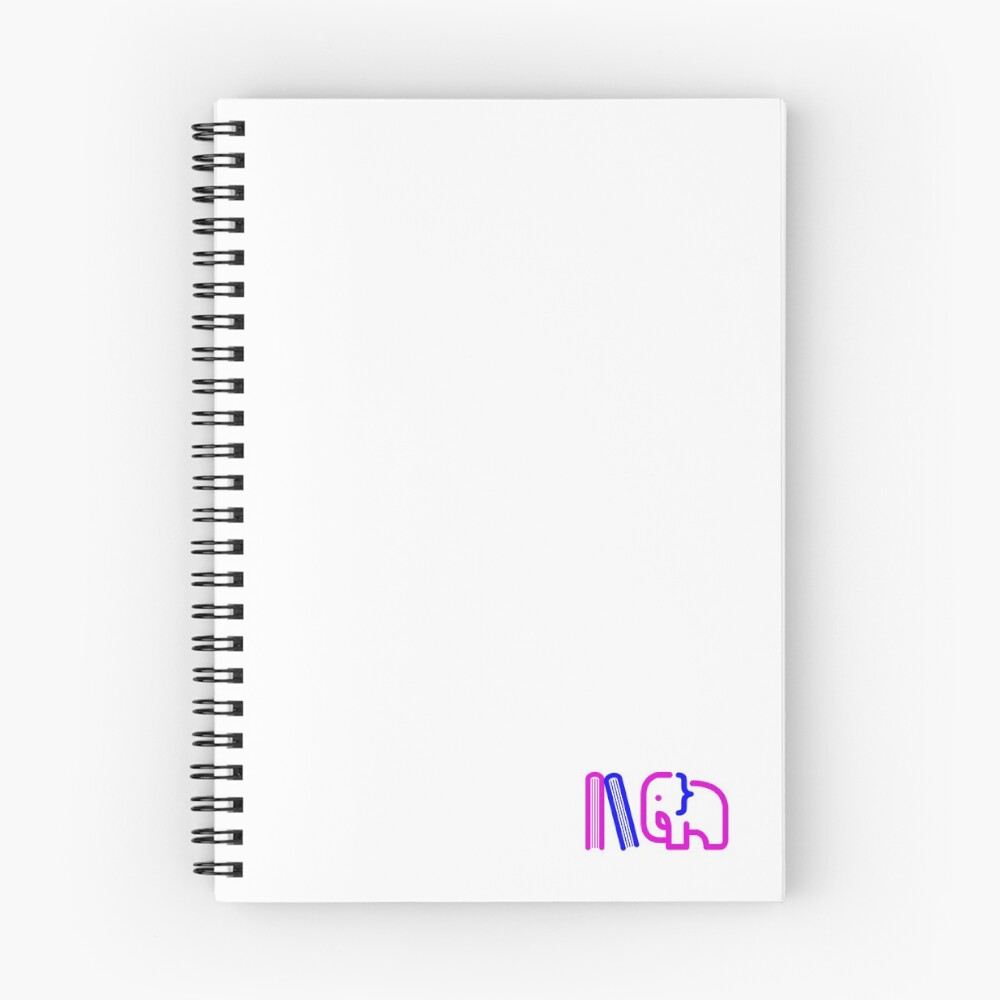 Item preview, Spiral Notebook designed and sold by hookedoncode.