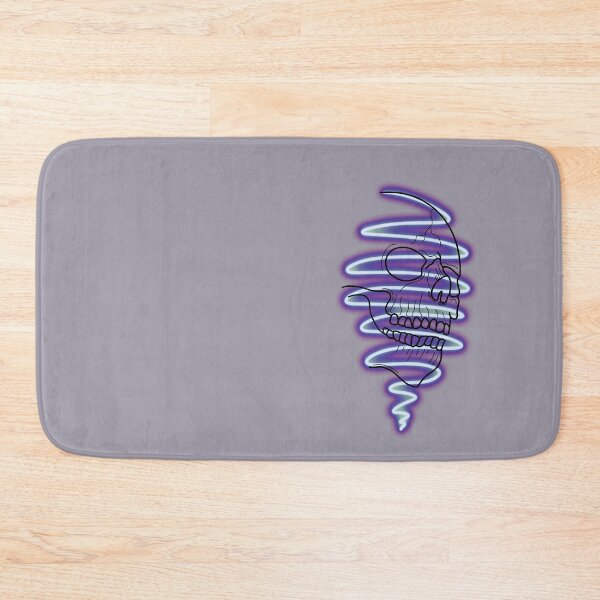 Item preview, Purple neon skull designed and sold by BV-creas.