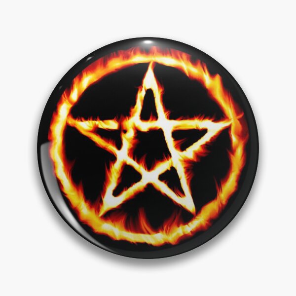 Item preview, A Burning Pentacle/Pentagram   designed and sold by Mark Jesus-Allen.