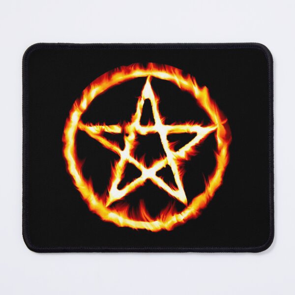 Item preview, A Burning Pentacle/Pentagram   designed and sold by Mark Jesus-Allen.