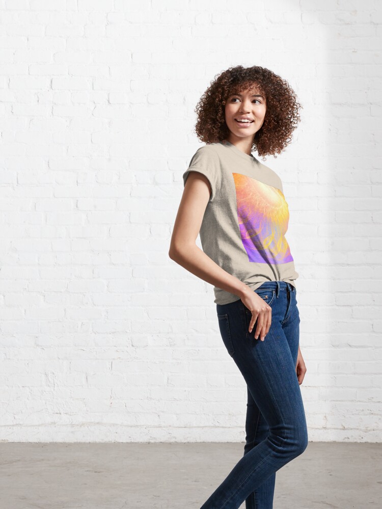 Alternate view of Sunny #Fractal Art Classic T-Shirt