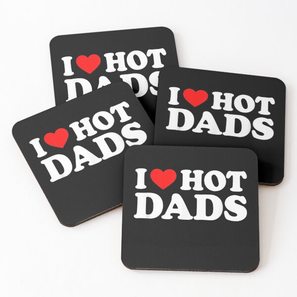 Item preview, I Love Hot Dads I Heart Hot Dads Love Hot Dads designed and sold by Sayfullahsel.