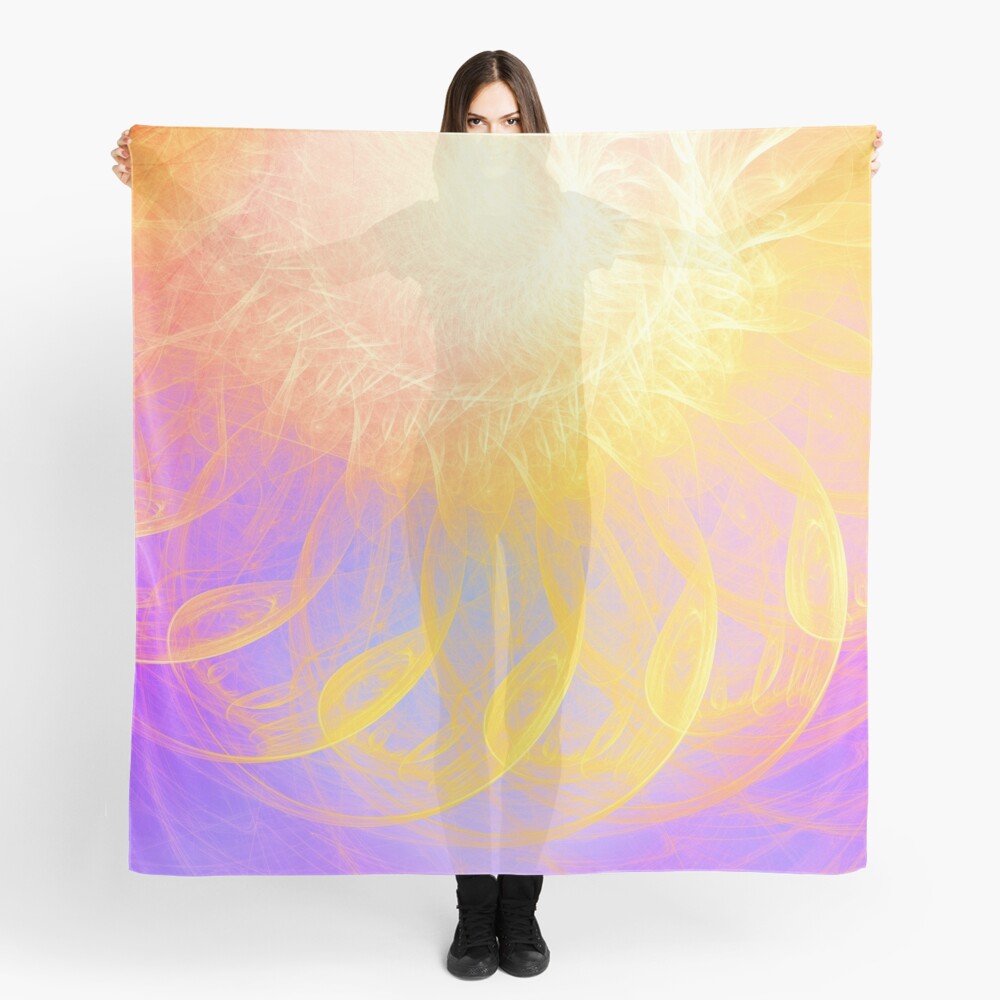 Sunny #Fractal Art Scarf