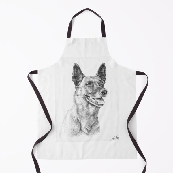 Aperçu de l'œuvre Bijou Malinois créée et vendue par Arts & Dogs.