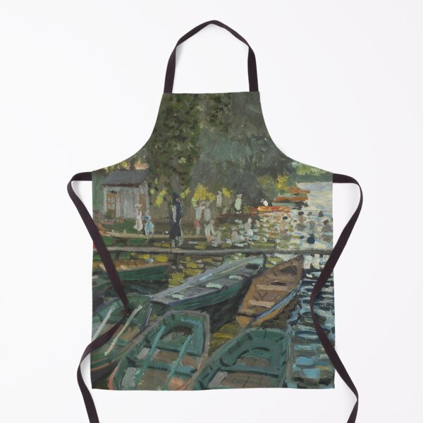 Aperçu de l'œuvre Art impressionniste Baigneurs à La Grenouillère (1896) par Claude Monet créée et vendue par Designedbysm.