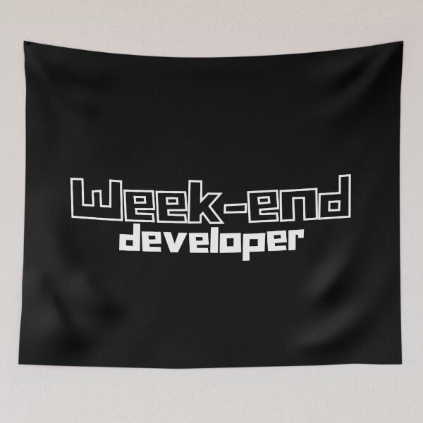 Item preview, Week-end developer funny pun for every programmer and data scientist - Funny designed and sold by Programmer's  Life and Humor.