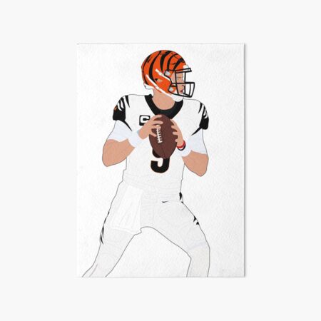 Joe Burrow Cincinnati Bengals Fine Art Print (5x7) Action Photo Reprint