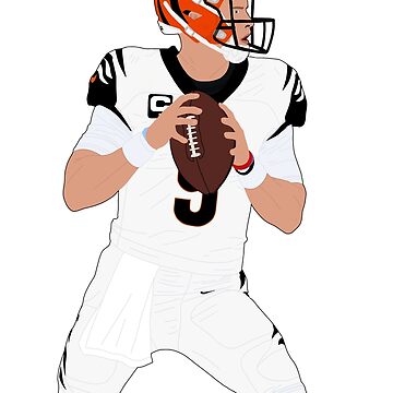 Joe Burrow Bengals White Poster for Sale by ryanclark12