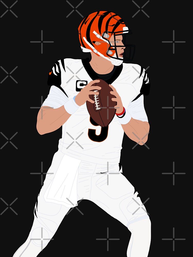 Joe Burrow Bengals White Active T-Shirt for Sale by ryanclark12