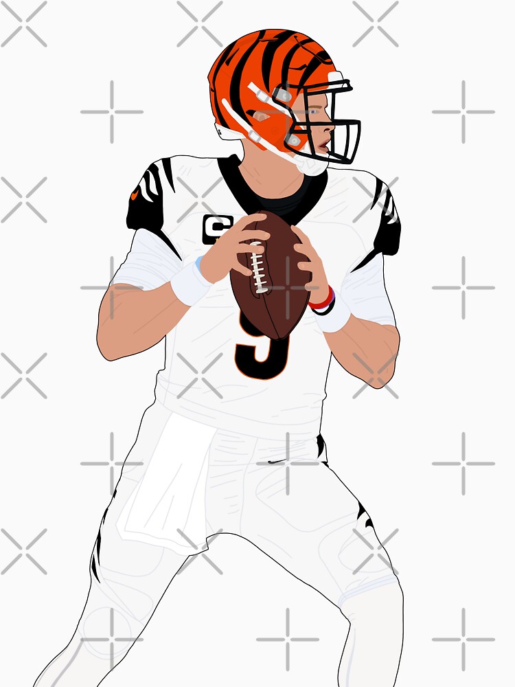 Joe Burrow Bengals White Classic T-Shirt for Sale by ryanclark12