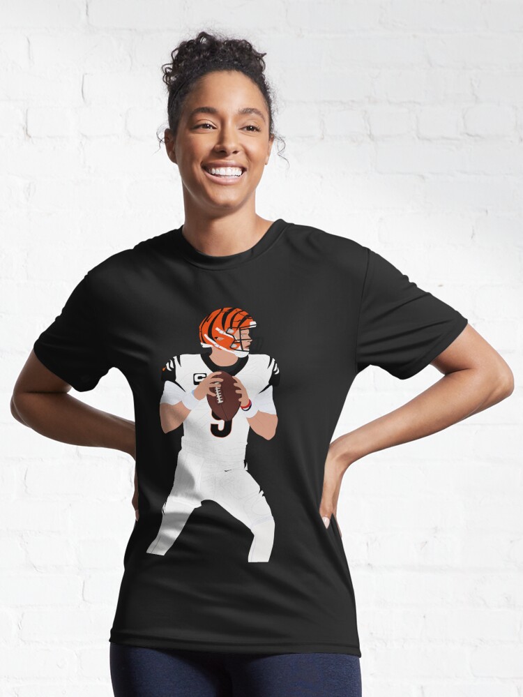 Joe Burrow Bengals White Active T-Shirt for Sale by ryanclark12