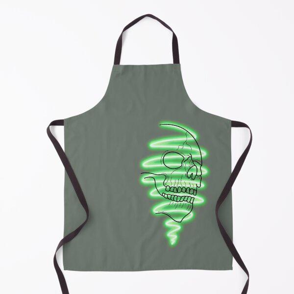 Item preview, Green neon skull designed and sold by BV-creas.