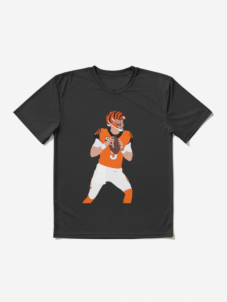 Joe Burrow Bengals Orange Active T-Shirt for Sale by ryanclark12