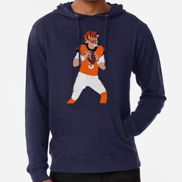 Joe Burrow Orange Bengals Jersey - #9 Joe Burrow Lightweight Hoodie | Redbubble