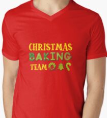 Christmas Baking Team Men's V-Neck T-Shirt