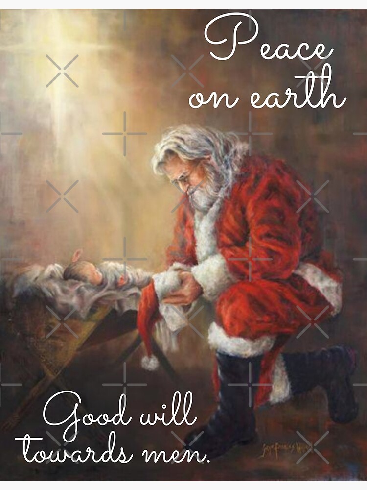 Kneeling Santa