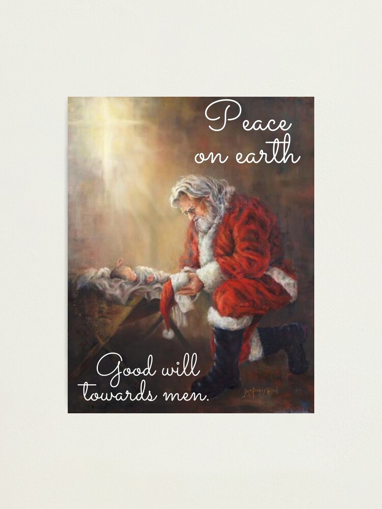 Kneeling Santa